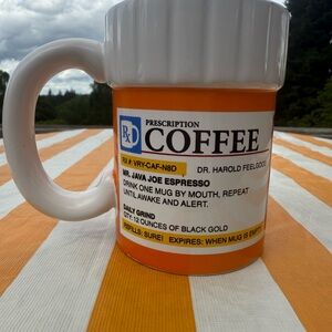 Bigmouth Orange Prescription Coffee Mug